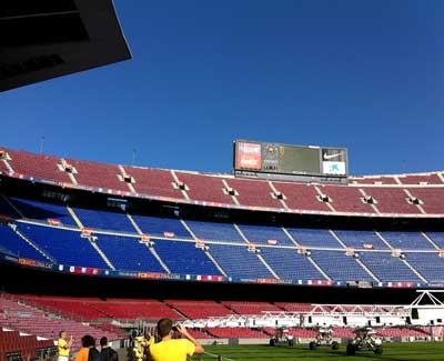 Barcelona Guided Tour FCBarcelona Stadium Playground