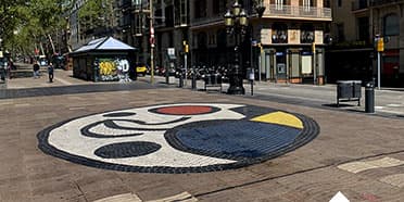 Barcelona Guided Tours Ramblas Mosaic Miro