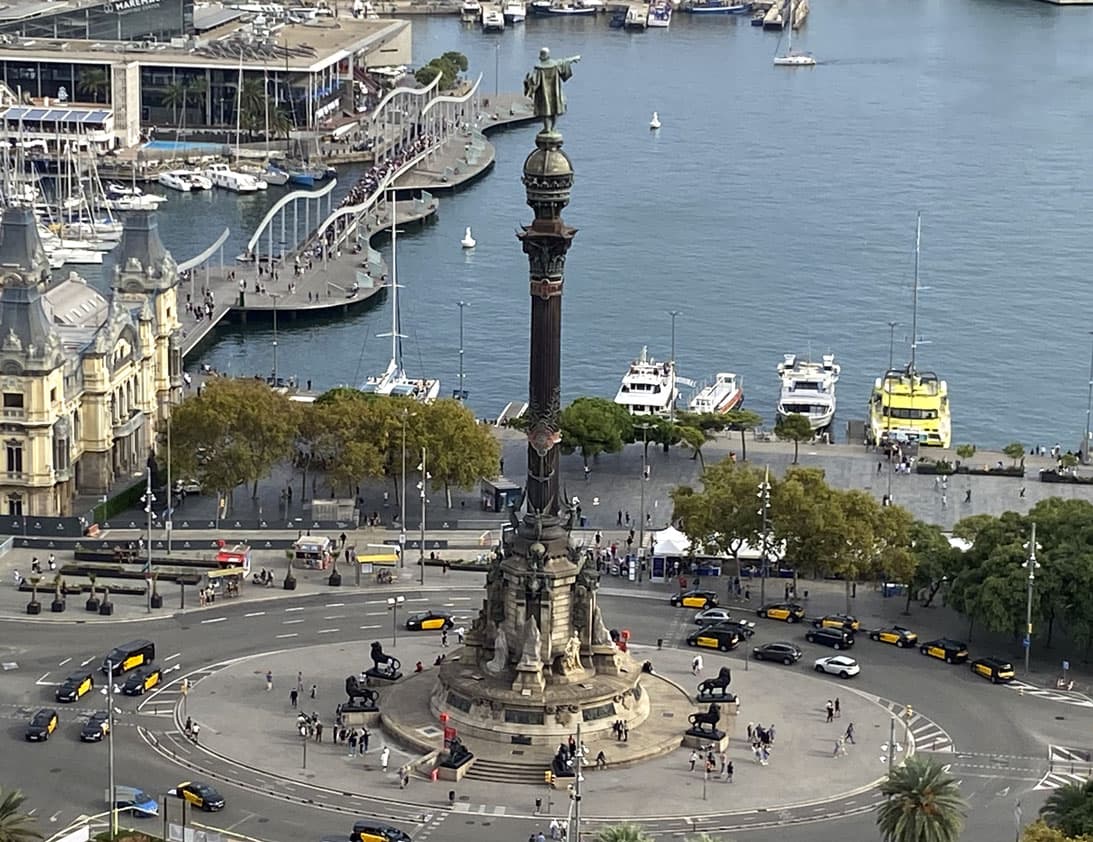 Barcelona Ramblas Columbus Statue