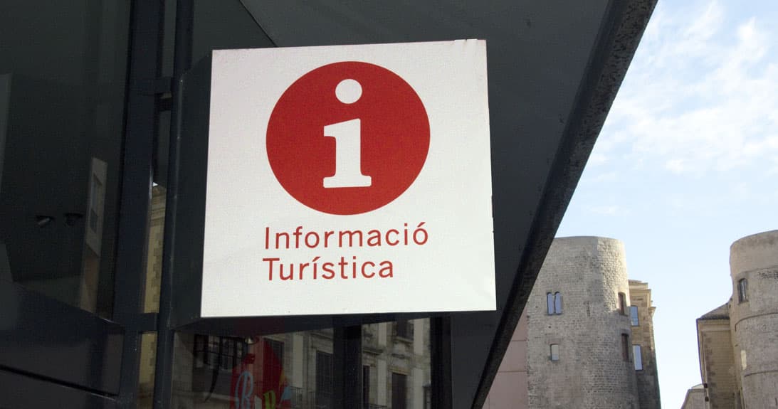 Barcelona Tourist Information sign
