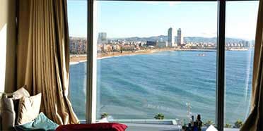 Hoteles en la playa de  Barcelona