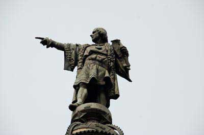 Barcelona Tour La Rambla Estatua Cristobal Colomb