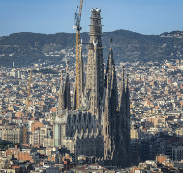 Travaux de la Sagrada Familia en 2026