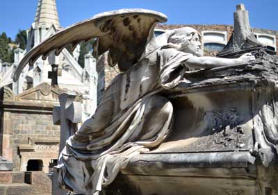 Visite Barcelone Cimetiere de Montjuic Tombe