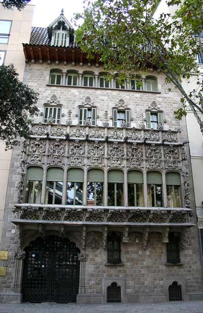Visite Barcelone Casa Baron de Quadras