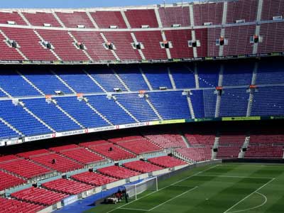 Visite Barcelone Stade du FC Barcelona Gradins